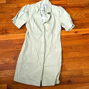 Princess Polly Oden Green Mini Dress NWT